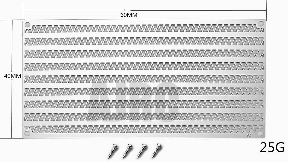 for 1/10 Axial SCX10 III RC Car Accessories Mesh Grille Simulation Intake Hood Radiator Box