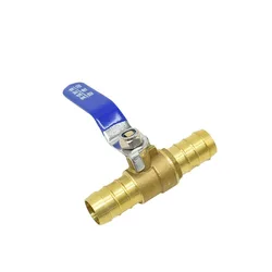 16mm 19mm Ir Water Hose Valve Straight Body Garden Tap Garden Irrigation Barb Water Flow Control Valve 1Piece