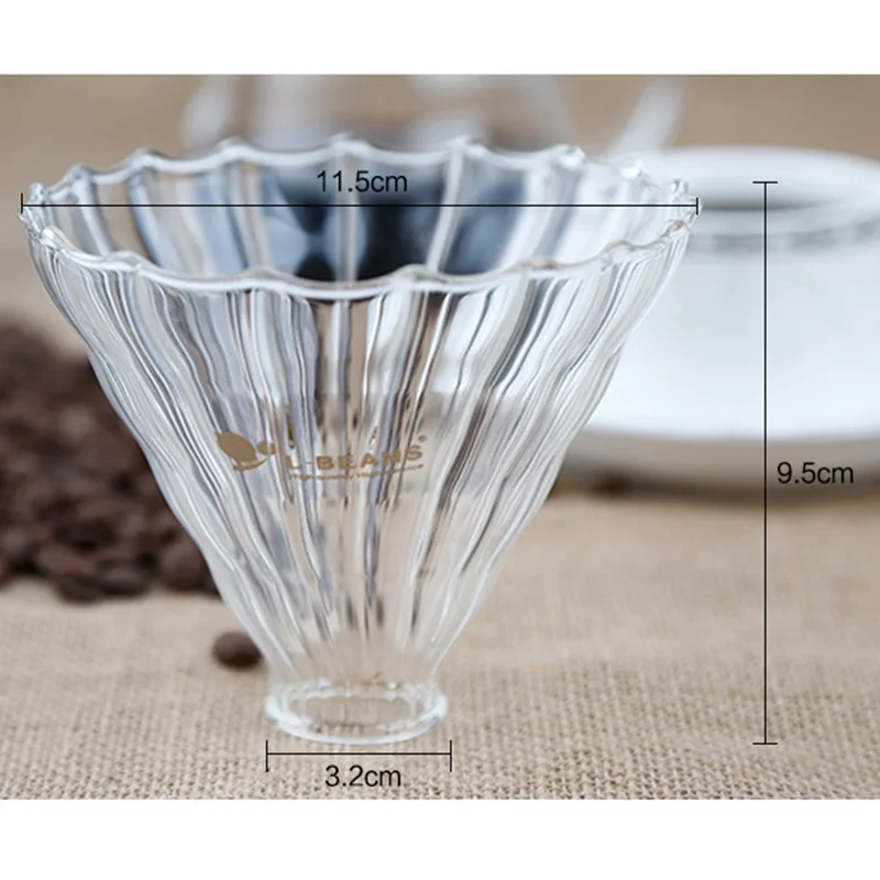 Hot Sale Coffee Station Accessories, Glass Dripper Filter Cup, Coffee Pot, Adjustable Pour Over Coffee Stand