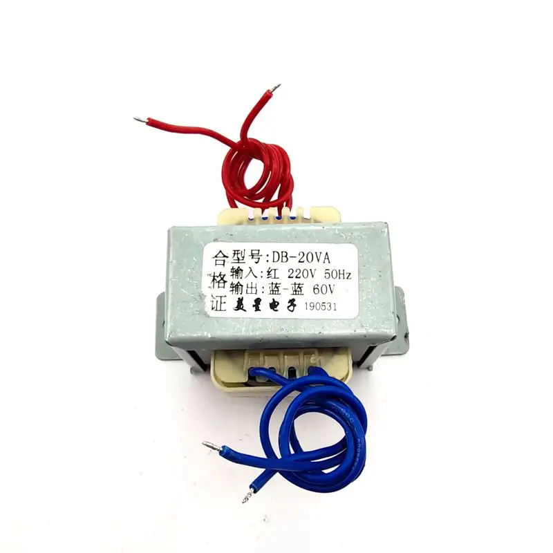 AC transformer 20W 220V to 60V 0.3A AC AC60V isolated power frequency transformer