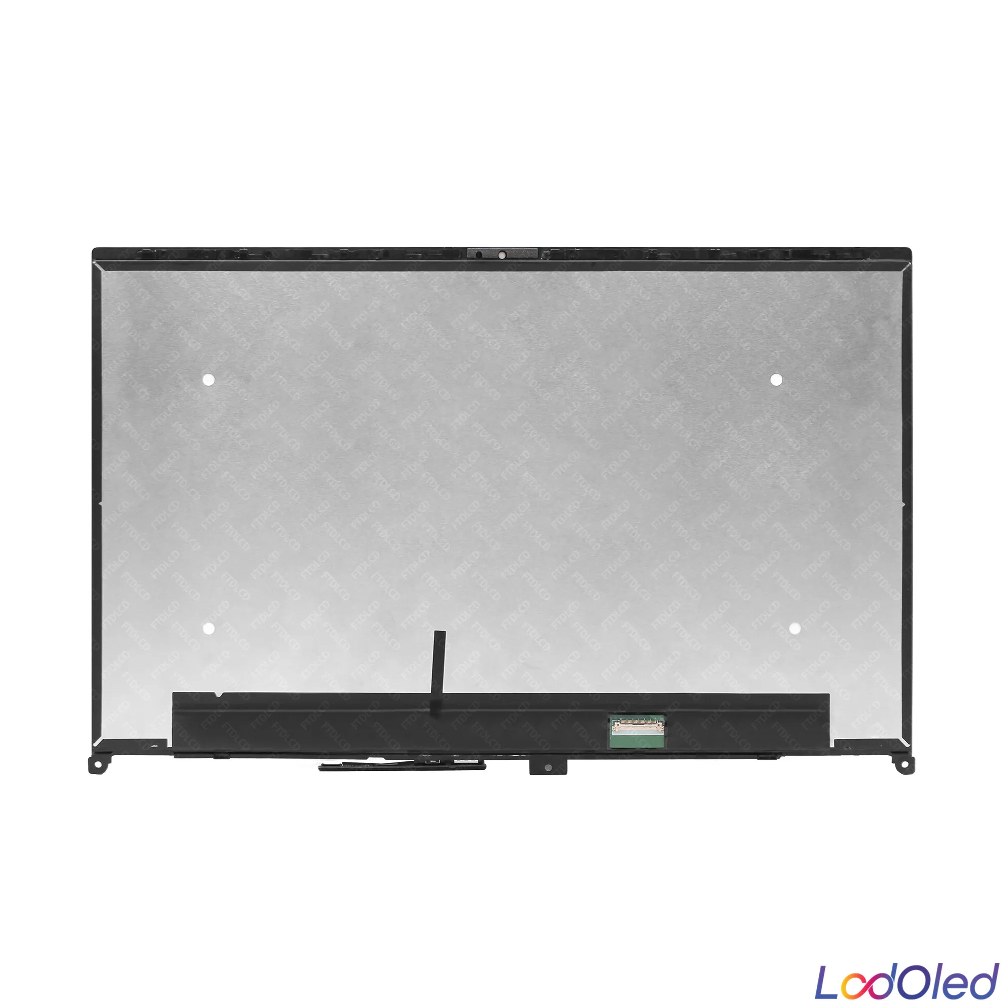 Painel de tela lcd uhd ips de 15.6 polegadas, digitalizador de toque, montagem de vidro com moldura para lenovo ideapad flex 5 15iil05 40 pinos