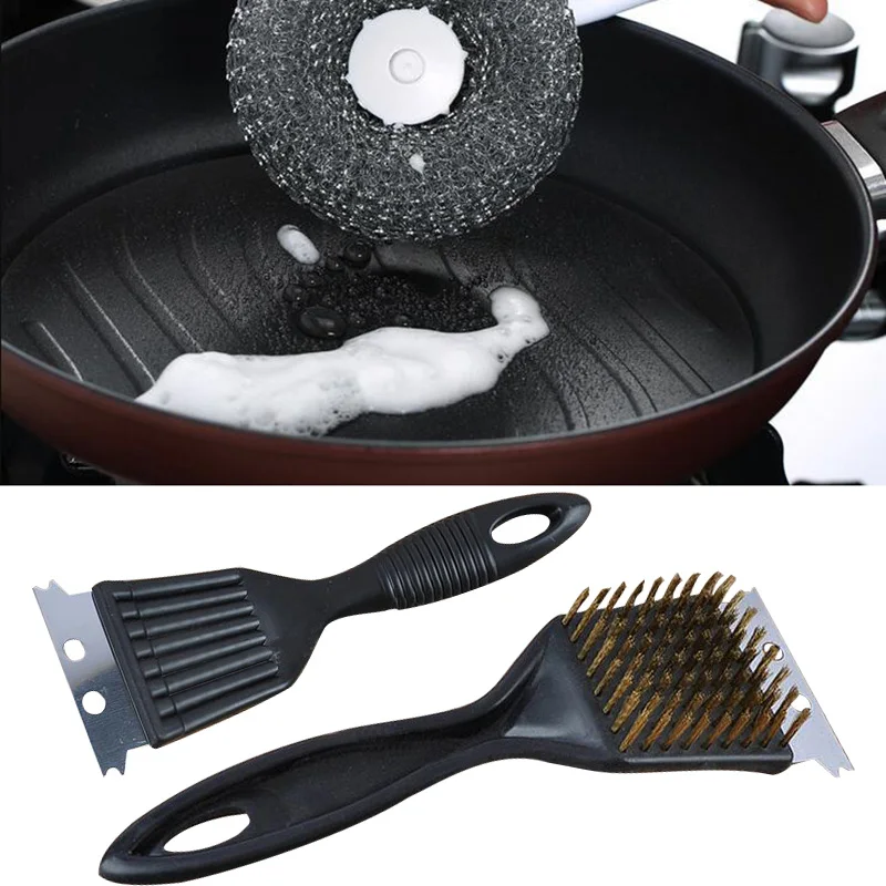 Size:21x7.3CM(Approximately) Bbq Sauce Brush Barbecue Weber Grill Accessories Cleaning Tool Supply Bbq Cleaning Brush Kitchen