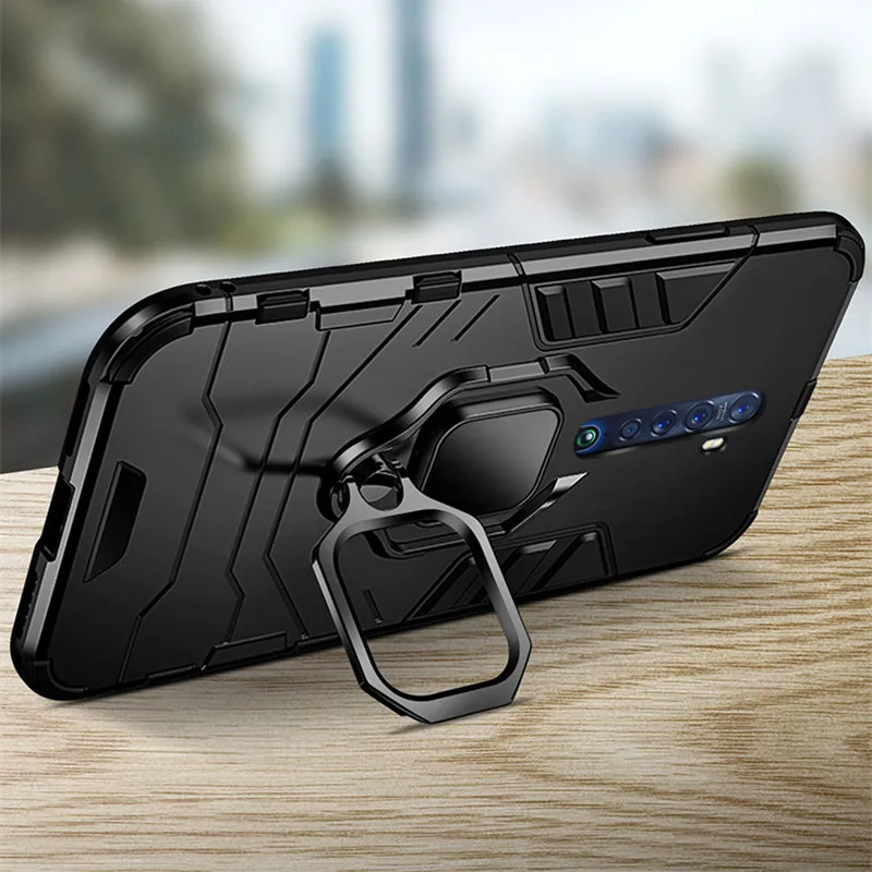 Magnetic Ring Holder Case For Realme X2 Pro XT Case Armor Finger Ring Back Cover For OPPO Realme X2 X2pro Phone Case Coques