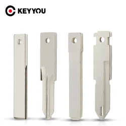KEYYOU-자동차 키 블레이드 VAC102 VA2 HU83 NE72, 르노 닛산 시트로엥 푸조 원격 오리지널 포경 키 블레이드 10 개