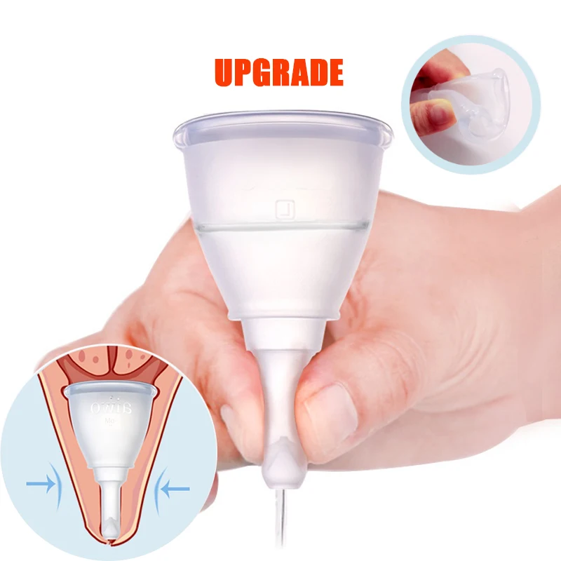 

Менструальная чаша, медицинская силиконовая чаша для женской гигиены, чаша против боковой протечки, многоразовая чаша для ухода за влагалищем