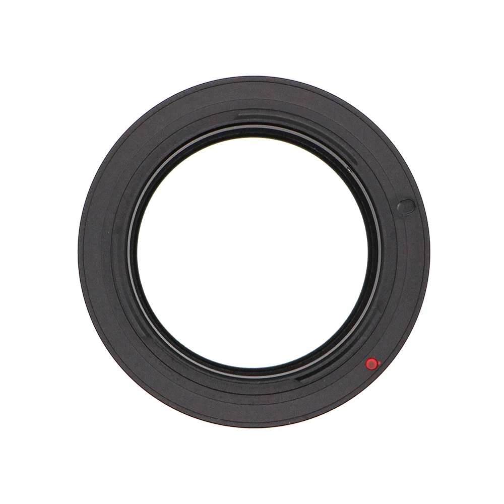 Anel adaptador de montagem por parafuso t2, anel adaptador de metal para montagem de parafuso t2 (42x0.75mm) telescópio/lente para câmera canon eos