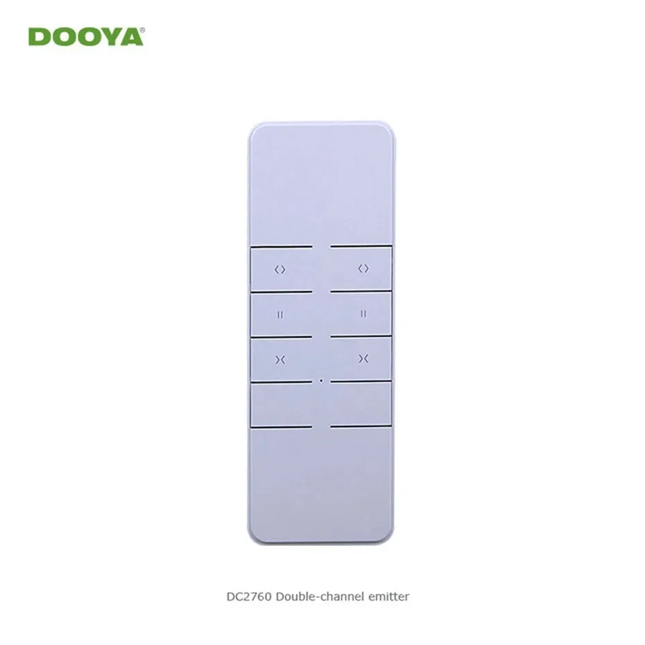 Dooya RF433 Remote DC2700 DC2760 DC1602 DC92 DC2702 for Dooya Electric Curtain Motor KT320E/DT52E/KT82TN/DT360, with Battery