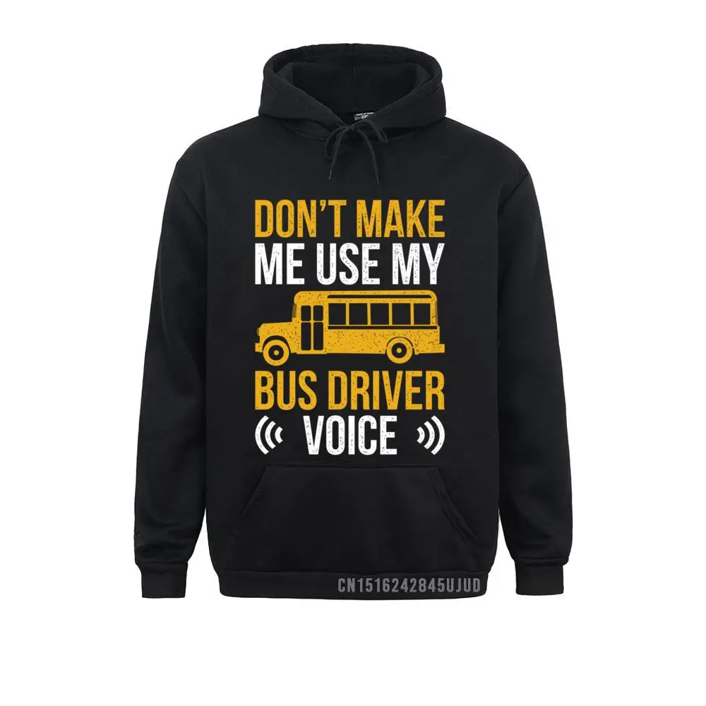 Funny Bus-Driver Voice School Bus Design Pullover Hoodie Mother Day Man Hoodies High Street 2021 New Fashion Sweatshirts