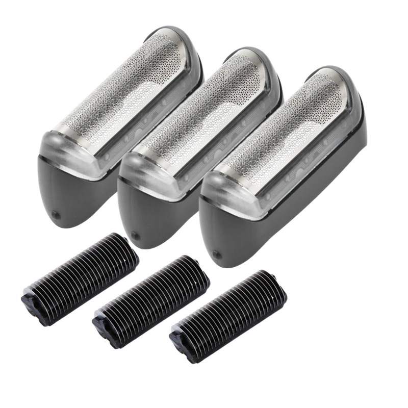 for BRAUN 10B20B Shaver 3x Foil and 3x blade CruZer3 Z4 Z5 180 190 1735 1775 Z40 1000 shaver razor