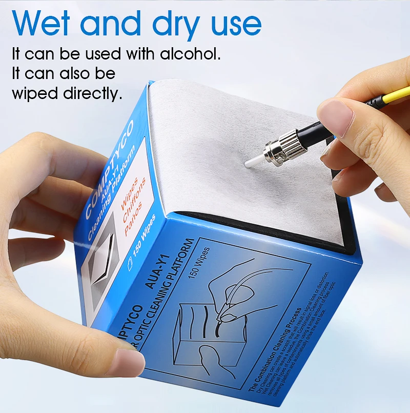 

Free Shipping AUA-Y1 Fiber Clean Paper Fiber Cleaning Tool Dustfree Paper Fiber Optic Paper FTTH Tools