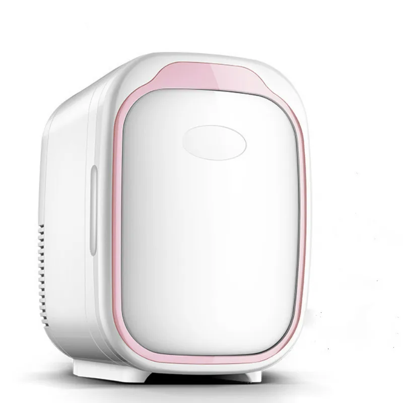 6L Einzelne Tür Kühlschränke Für Heizung und Kühlung Elektrische Hause Kleine Kühlschränke Gefrierschrank Desktop Kühler Wärmer für Büro Mit