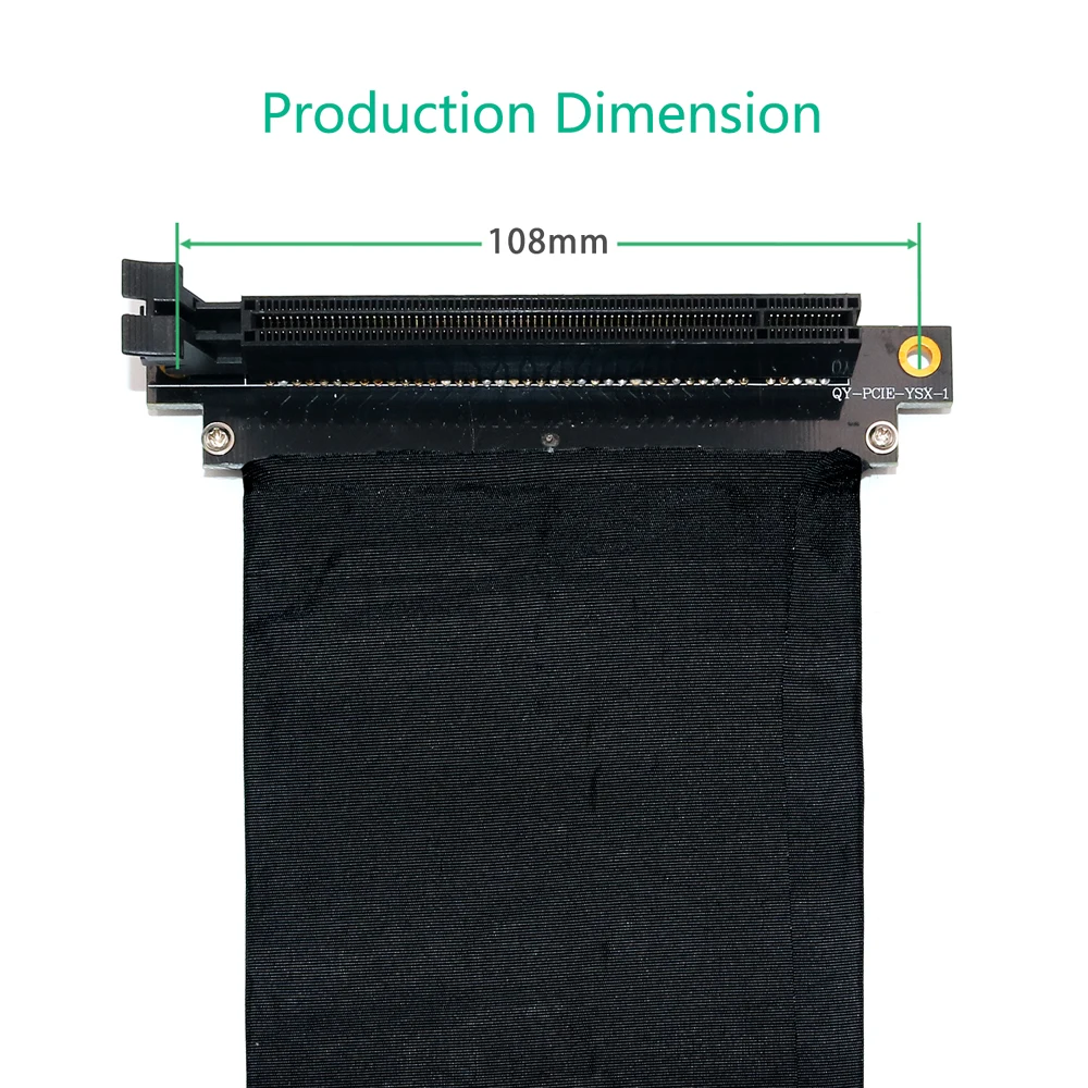 PCI Express-بطاقة رسومات الكمبيوتر ، 29 سنتيمتر ، مرنة ، 16 × 3.0 ، مهايئ تمديد بطاقة GPU ، تصميم جديد