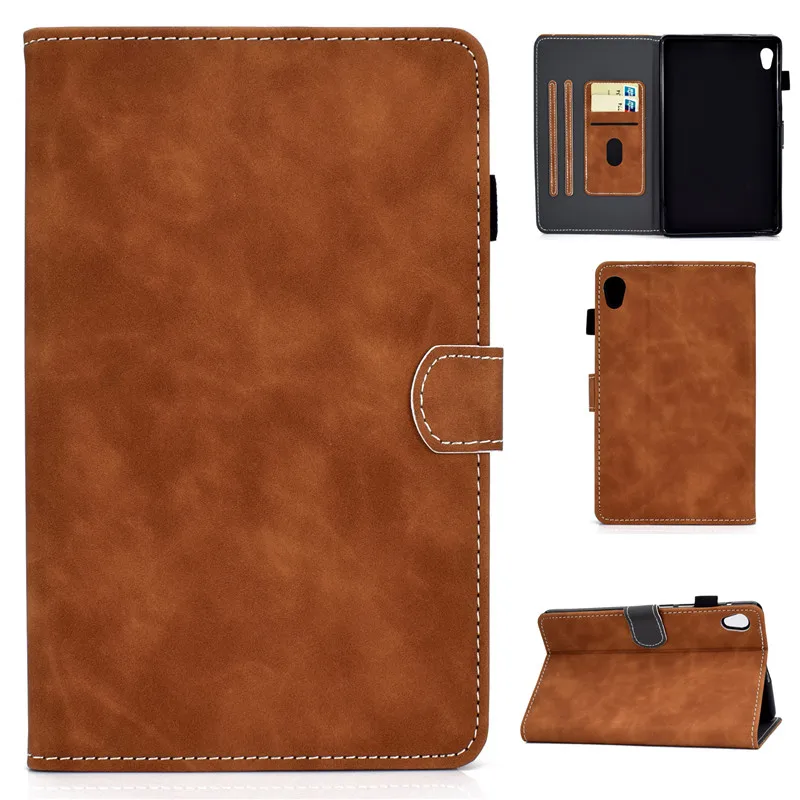 Funda de cuero PU para Lenovo Tab M10 HD 2ª generación, Funda con soporte para Lenovo Tab M10 HD Gen 2 TB-X306X, Funda para tableta TB-X306F