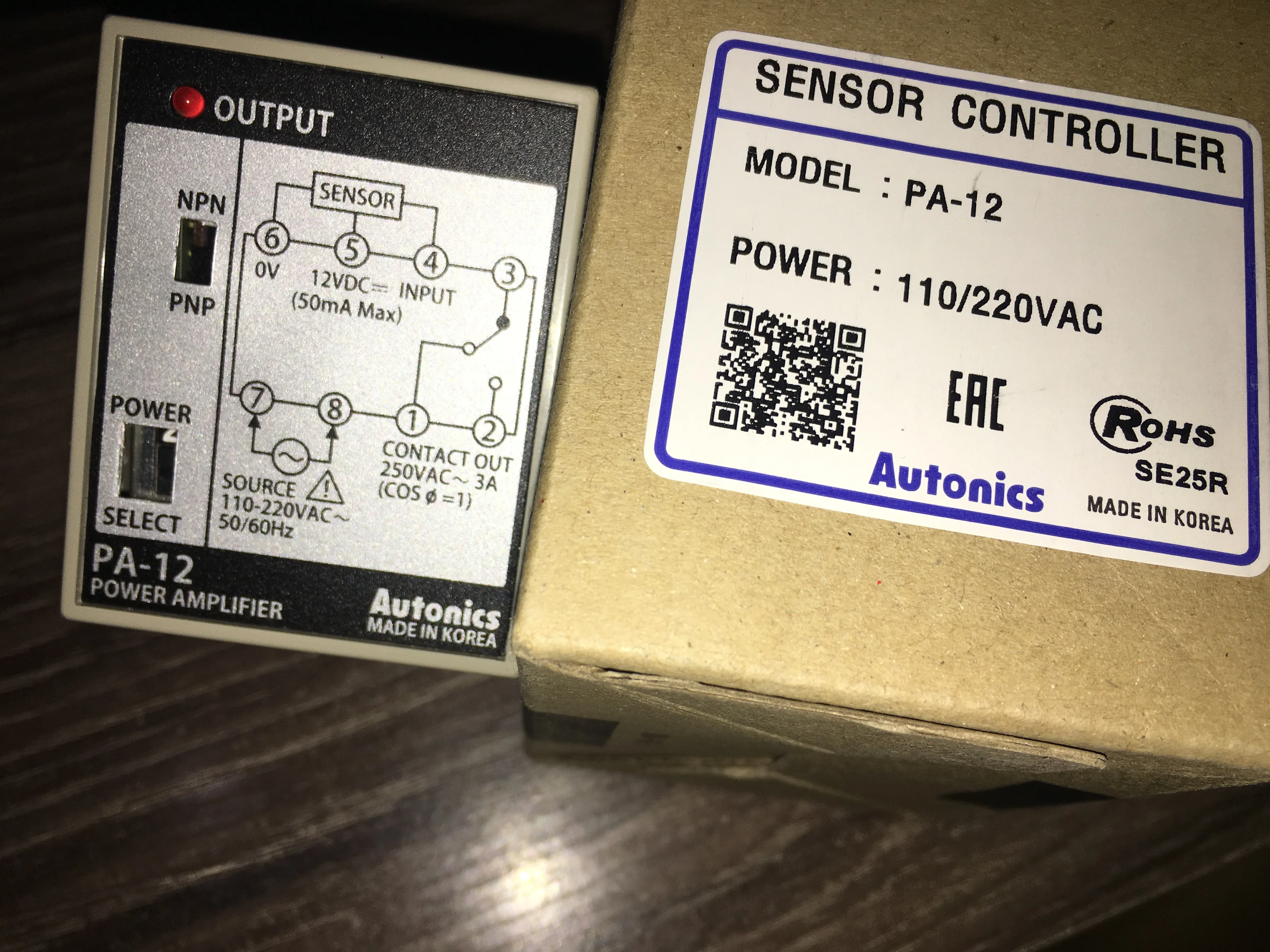 Autonics Multifunction Sensor Controller PA10-U PA10-V PA10-W PA-12