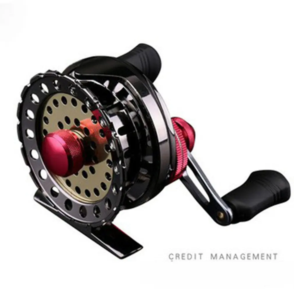 

All Metal Fishing Reels Anti-slip Left / Right Hand Magnetic Brake Handle Front Raft Wheel Winter Ice Fishing Accessories