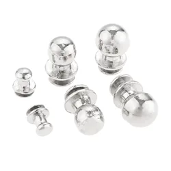 5/10sets Mini Silver Knobs Round Handles Pulls Single Hole Drawer Vintage Decor Cabinet Chest Kitchen Solid Alloy Bathroom Home
