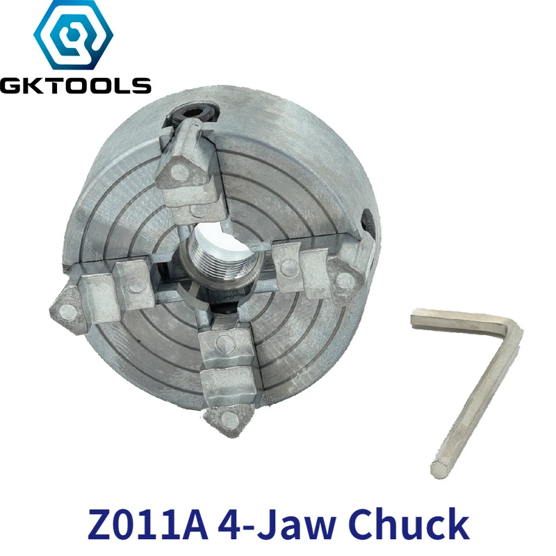 

GKTOOLS, Four Jaw Chuck, Clamping Diameter 1,8~56mm / 12~65mm, Special for the mini lathe, Z011A