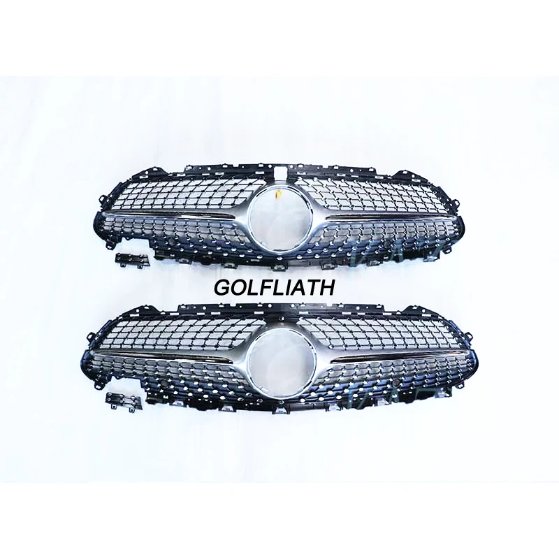 Auto Front Grille ABS Diamond Grill For Mercedes Benz CLS W257 C257 Facelift 2019+ CLS300 CLS350 CLS450 CLS400 CLS500 Car Tuning