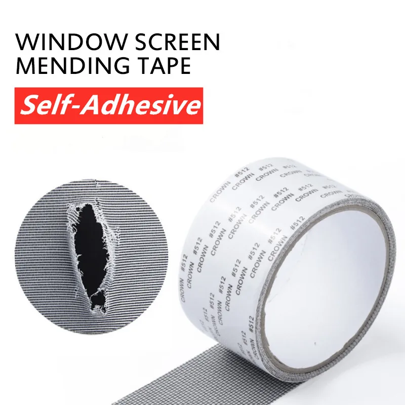 50MM Window Screen Mending Tape Screen Repair Sticker Anti-Insect Mosquito Fly Netting Patch Self-Adhesive Screen Hole Stickers