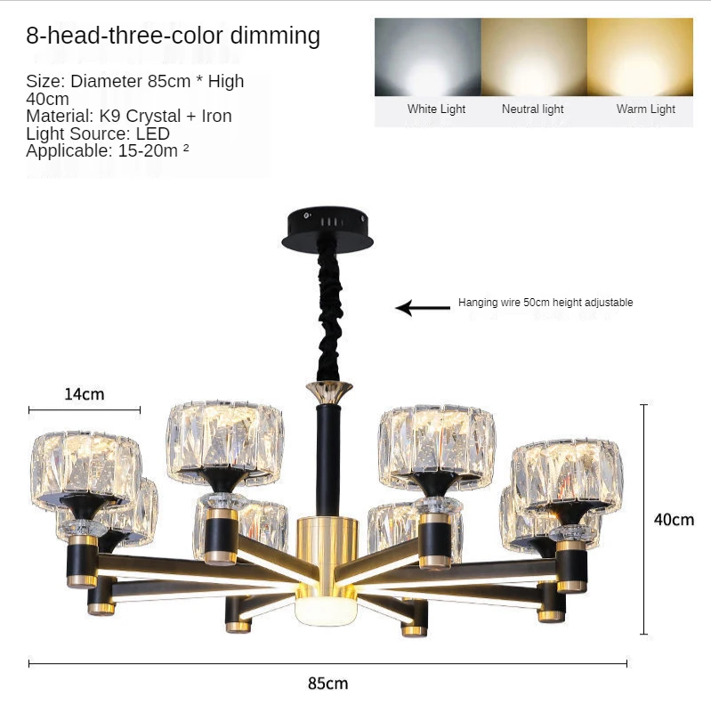 NONE Nordic Decke Lichter Wohnzimmer Esszimmer LED Kronleuchter Moderne Dekoration Anhänger Lampen Hause Schlafzimmer Restaurant Leuchte 4
