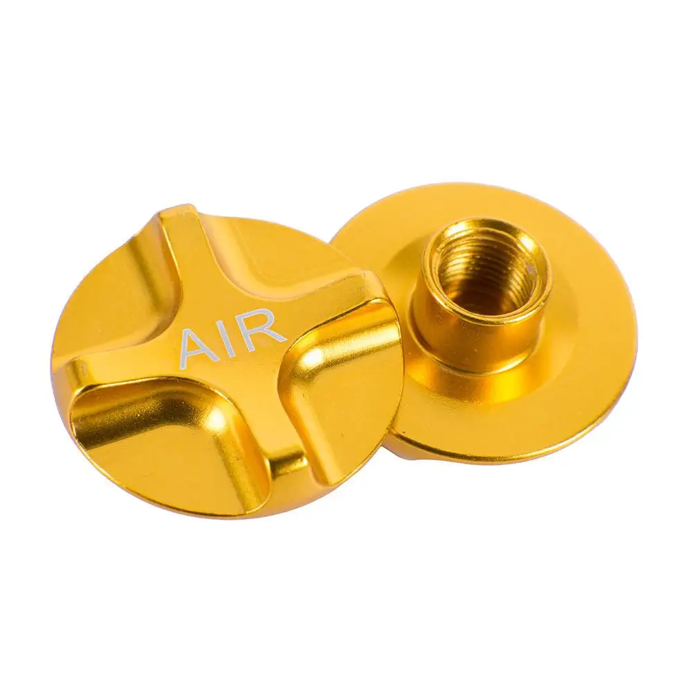 1pc Fork Shoulder Air Nozzle Cover Air Fork Shoulder Cap Shockproof Front Fork Aluminium Alloy Cover