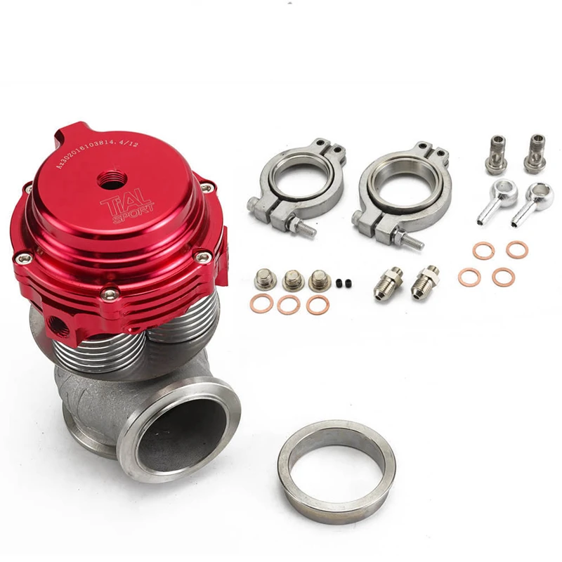 

NEW WASTEGATE MVS 38mm RED With V-BAND AND FLANGES MV-S