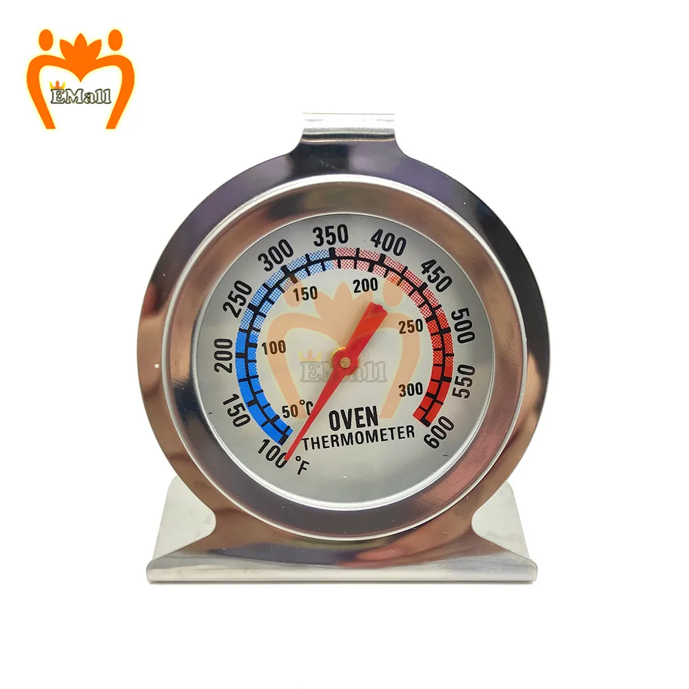 0-300 Celsius Stainless Steel Oven Thermometer Mini Dial Stand Up Temperature Gauge Food Meat Kitchen Cook Thermometers Tool