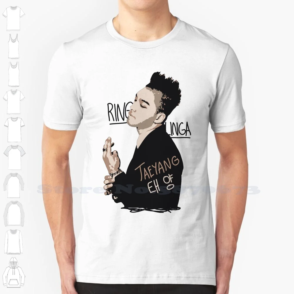 Taeyang Summer Funny T Shirt For Men Women Taeyang Ringa Linga Kpop Dong Young Bae