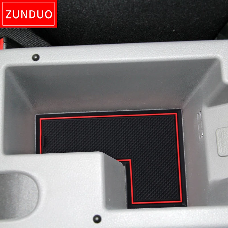 ZUNDUO Anti-Slip Gate Slot Cup Mat for Skoda Superb B6 B8 2016 - 2019 for Superb 2 3 Door Groove Non-slip Pad Car sticker Coaste