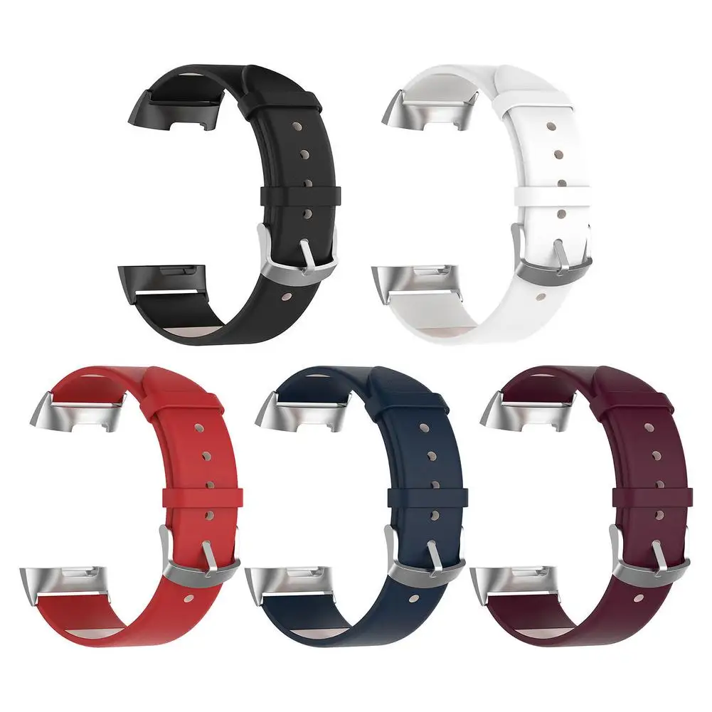 Alta qualidade pulseira de relógio para fitbit carga 5 pulseira esporte pulseiras relógio de couro para fitbit carga 5 acessórios do relógio