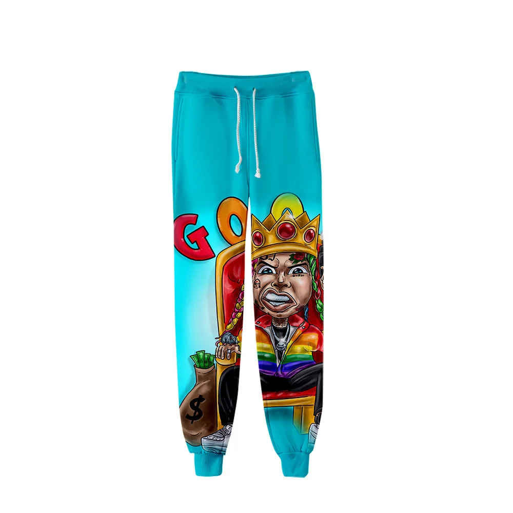 Pantalones de rapero 6ix9ine Gooba para hombre y mujer, ropa de chándal Unisex, 3D, Hip Hop, 2020