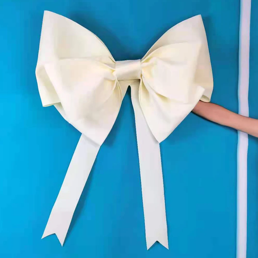 Large PE Foam Bowknot Wedding Backdrops wall hanging Decor Christmas Home Party Layout Photography Props PE Bow-knot