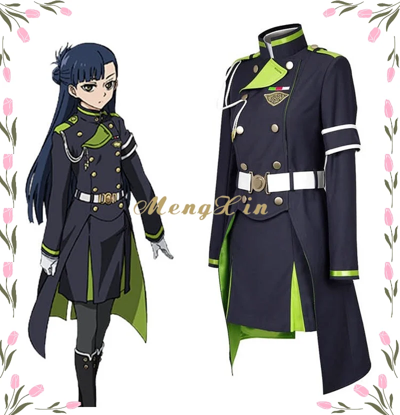 

Anime Seraph of The End Owari No Serafu Shigure Yukimi Cosplay Uniform Costume Halloween Clothes Party Custom Made