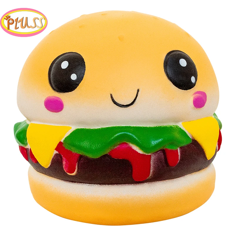 

Jumbo Squishy Slow Rising Hamburger Cream Scented Food Soft Squishies for Squeezing & Stress Relief Toys For Kids Gifts