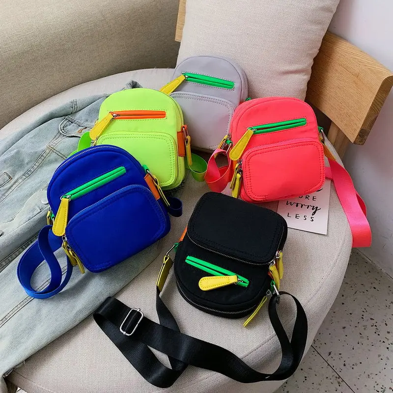 Women Fashion Messenger Bags Hit Colour Handbags And Purses 2021 Summer Brand New Female Shoulder Bags Crossbody Bags For Girls