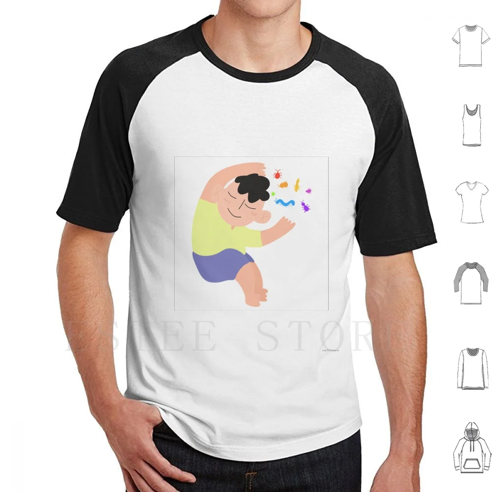 I Love Bugs T Shirt Cotton Men DIY Print Bugs Love Nimals Insects Travel Laughter Fun Dinosaur
