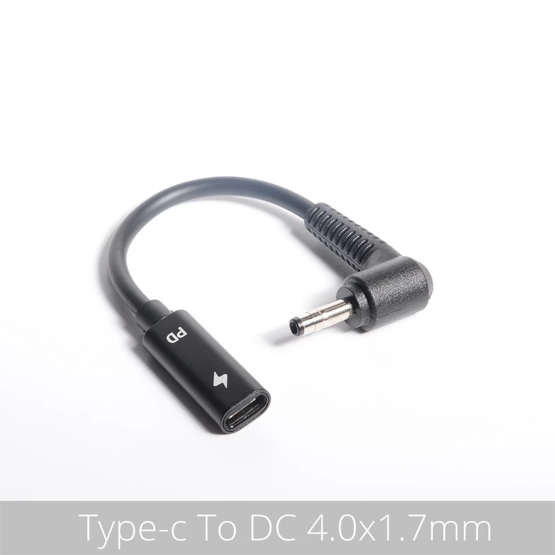 محول موصل USB من النوع C أنثى إلى الكمبيوتر المحمول لجهاز Lenovo Asus Dell HP Notebook DC كابل شحن