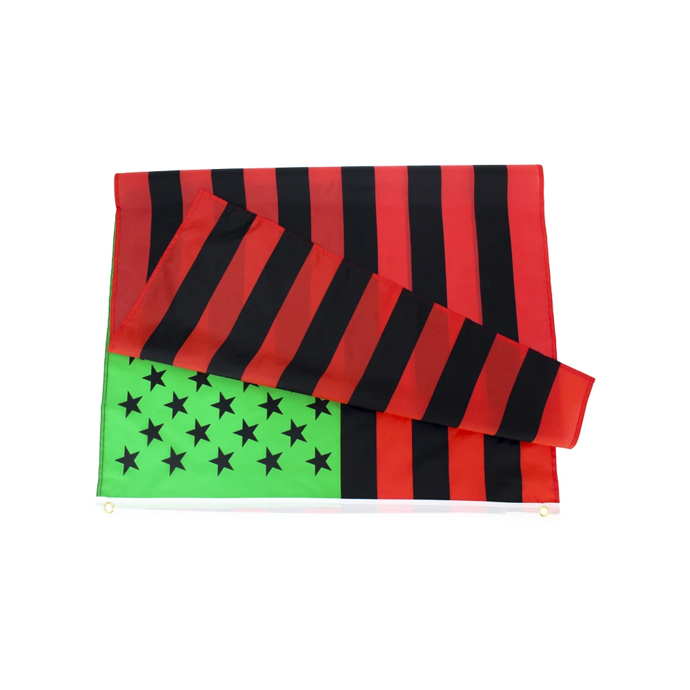 Stock USA African Black Matter Banner Afro American Flag，3x5ft