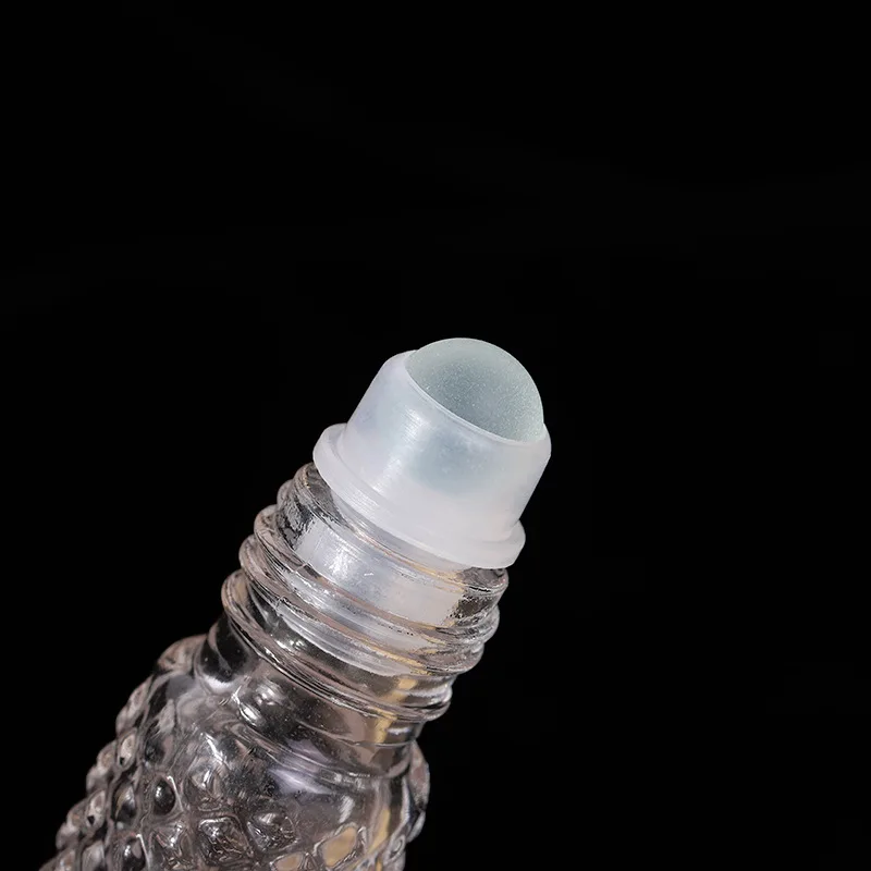 10ml Glas Roller Flaschen Für Ätherische Öle Mit Roller Ball Leere Nachfüllbare Klare Flasche dicht Massage Rolle auf Container