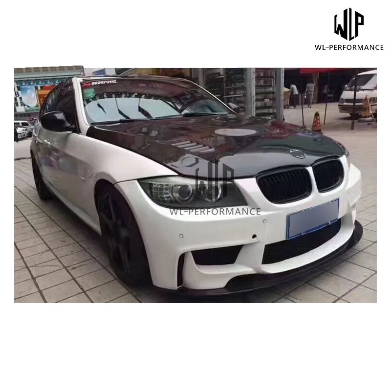 E90 Pu Unpainted Front Bumper Car Styling for Bmw E90 325i 1m Style Car Body Kit 2008-2012