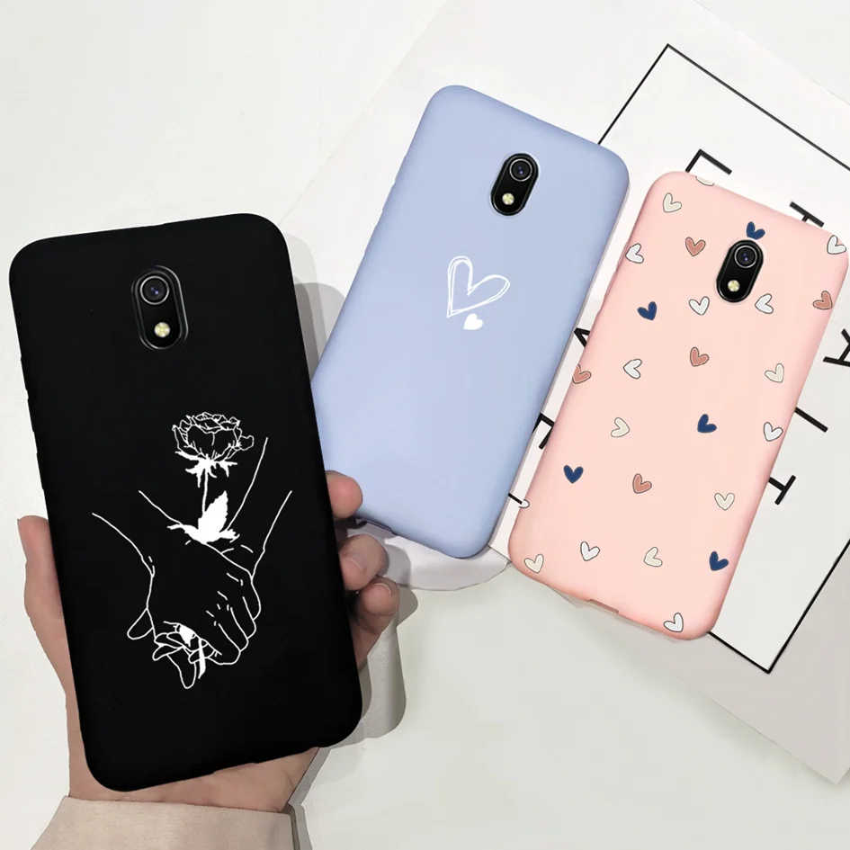 Hoa Hoạt Hình Dành Cho Xiaomi Redmi 8A Ốp Lưng Sang Trọng Mỏng Mềm Mại Fundas Cho Nồi Cơm Điện Từ Redmi 8A 8 Nắp Lưng cho Redmi8A Hongmi8a Capa