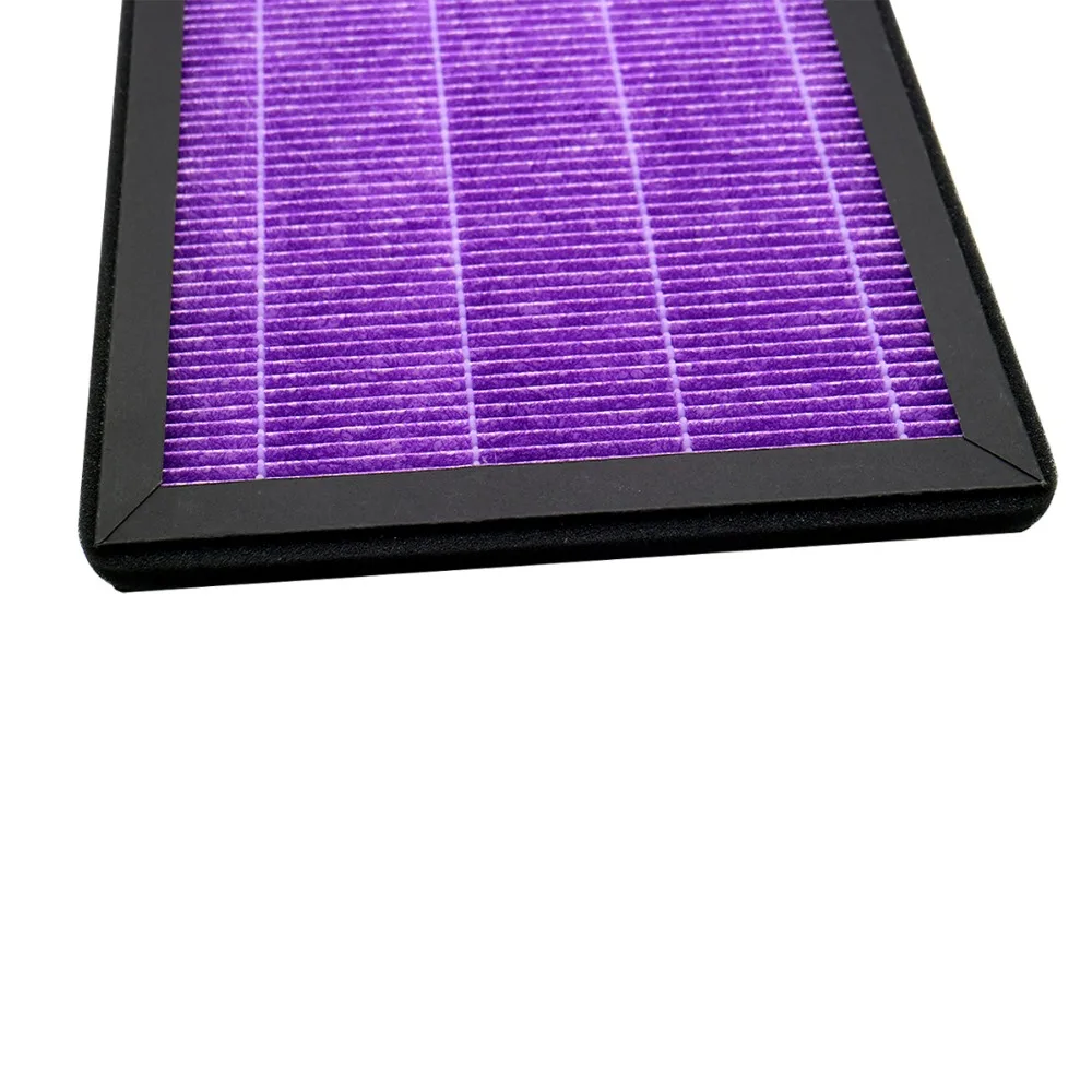 ヒープフィルターシャープ空気清浄機KC-D50-W、KC-E50、KC-F50、KC-D40Eヒープフィルター40*22*2.8センチメートル/activedカーボンフィルター40*22*0.8センチメートル