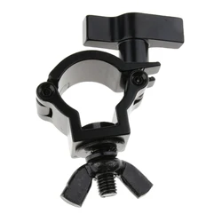 Black Truss Light Clamp Hook Bracket 165.34lb Capacity for Stage