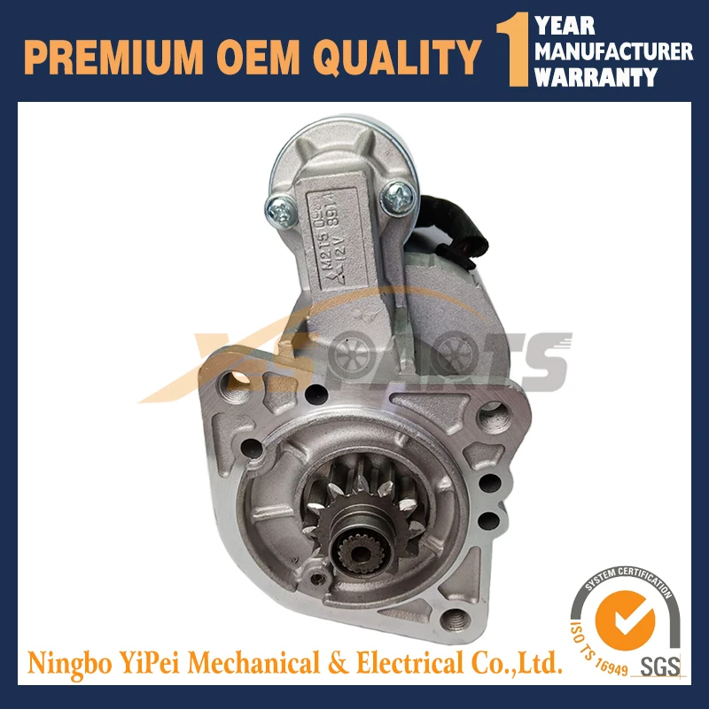 

12V 1.4KW M2T50981 BRAND NEW STARTER MOTOR TO FIT FORD COURIER 2.6L PETROL (G6) 1991 TO 2007