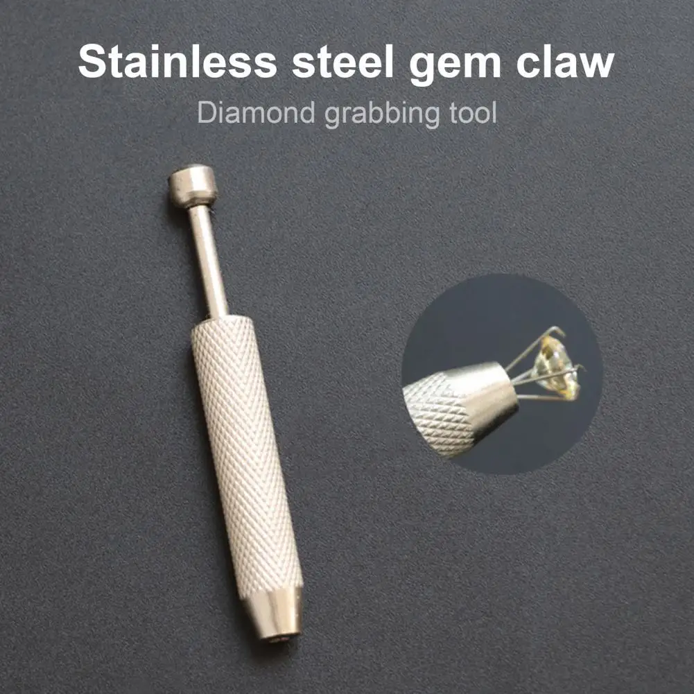 

Easy to Use Helpful Gems Pick-up Tool Grabber Portable Claws Beads Holder Solid for Professional Use