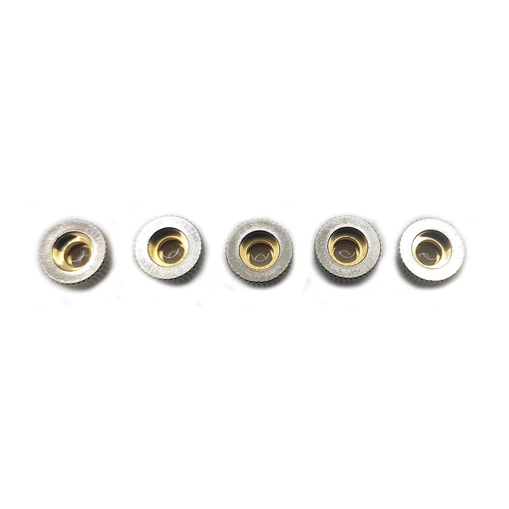 5pcs-100pcs/Lots Metal Dot 200-1100nm P0.5 M9 Conversion Lens Module Caps Laser Focusing Lens for 12mm Laser Module