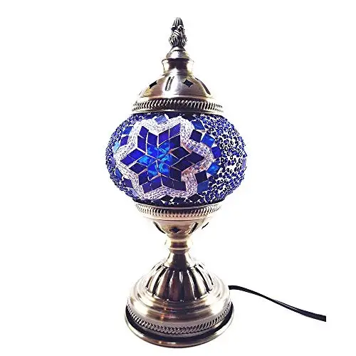 Handcrafted Turkish Mosaic Glass Table Lamp | Great Home Decor for Living Room, Bed Room, Game Room, media Room | Also Great for Do