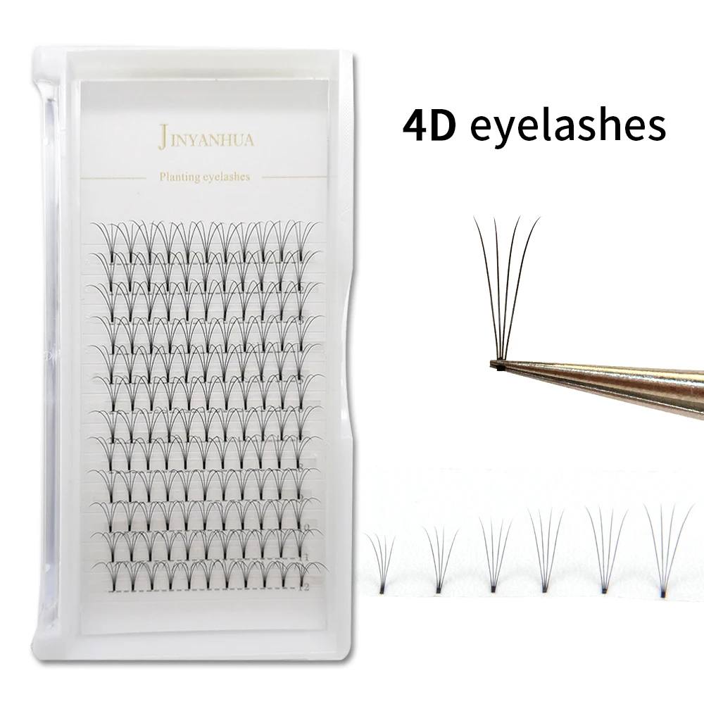 Cílios postiços naturais, fãs Premade Volume, extensões individuais Handmade Lash, 3D, 4D, 5D