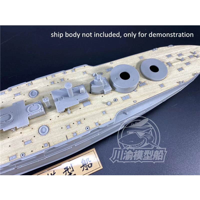 1/350 Scale Wooden Deck For Trumpeter 05364 SMS Viribus Unitis Battleship Model Kit CY350082 Assemble