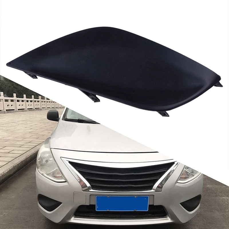 Rhyming Car Front Bumper Fog Lights Bezel Frame Cover For Nissan Versa 2015 - 2018 Car Accessories, With Lamp Holes,Enclosed